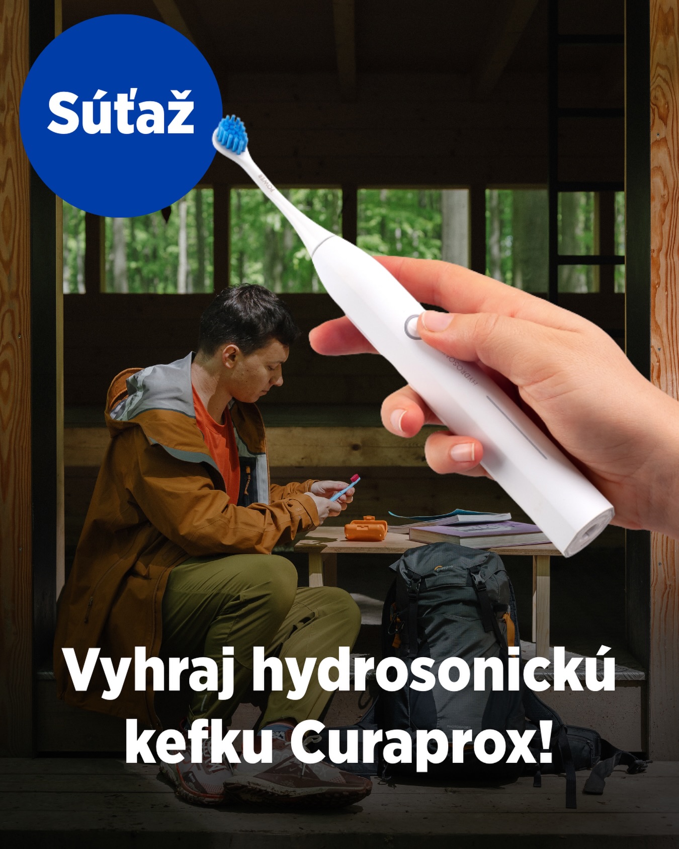 Súťaž o hydrosonickú kefku Curaprox Hydrosonic PRO