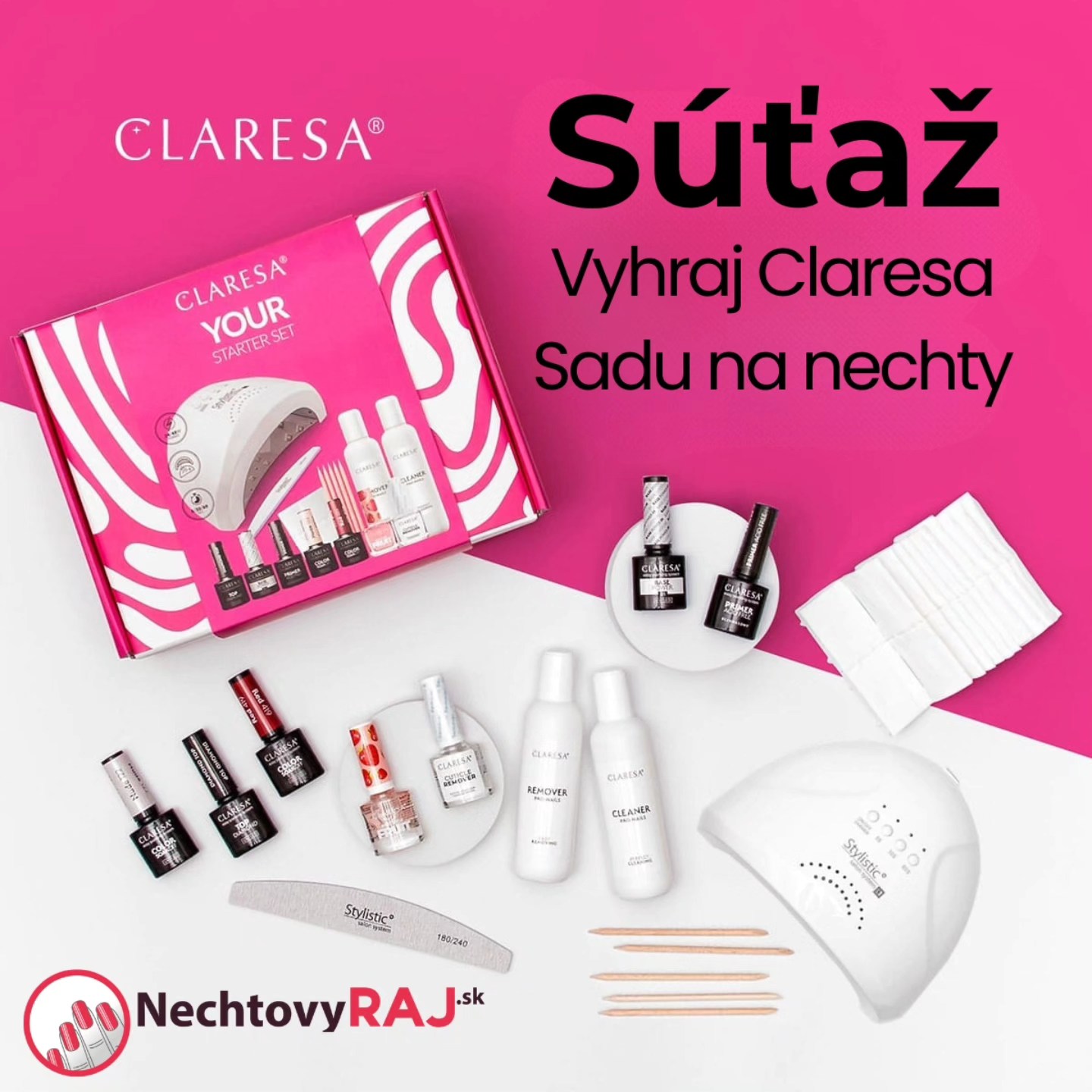 SÚŤAŽ O CLARESA YOUR STARTER SET