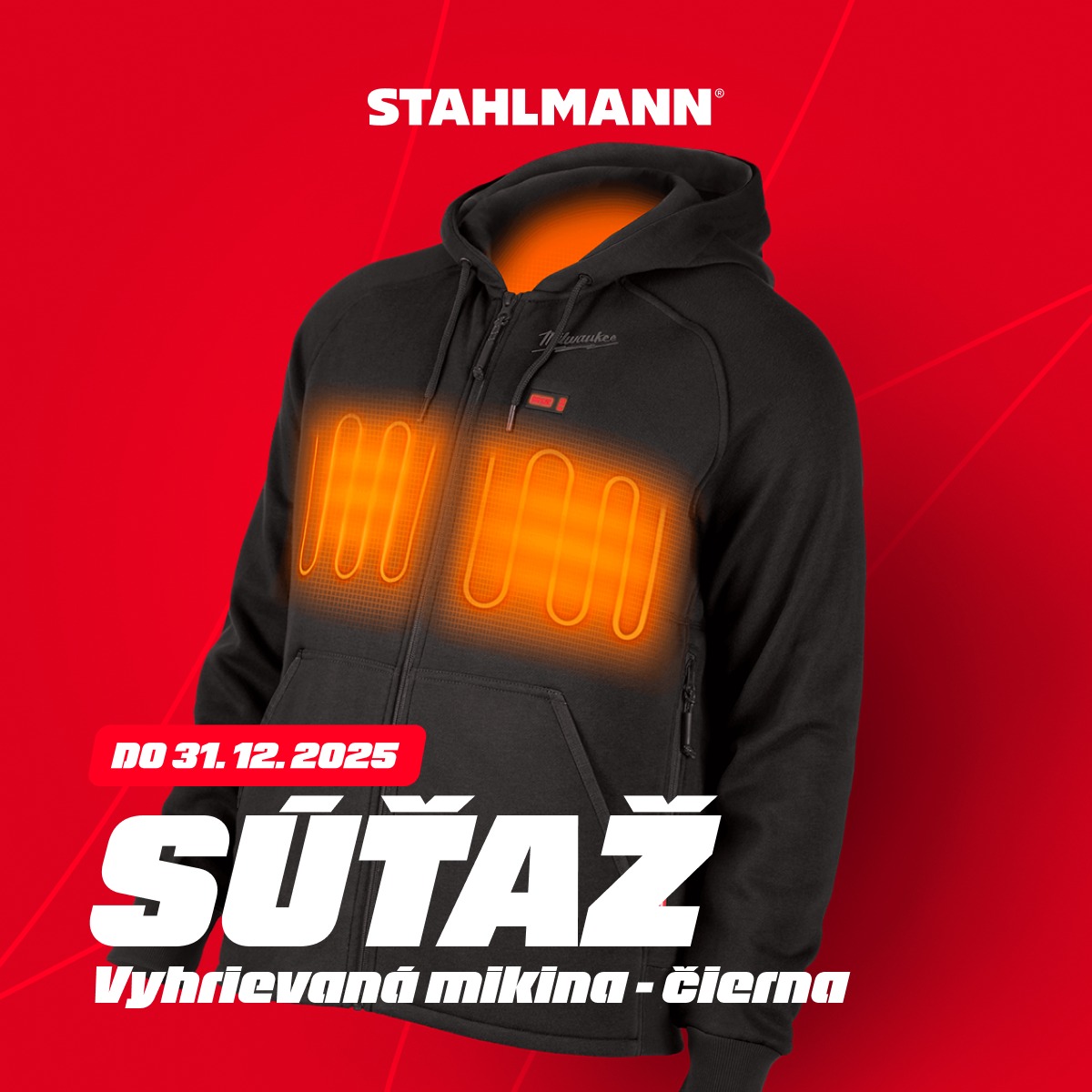 Vyhrajte vyhrievanú mikinu Milwaukee M12 s kapucňou