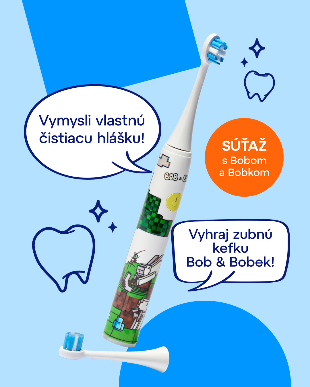 Vyhraj detskú sonickú kefku BOB BOBEK