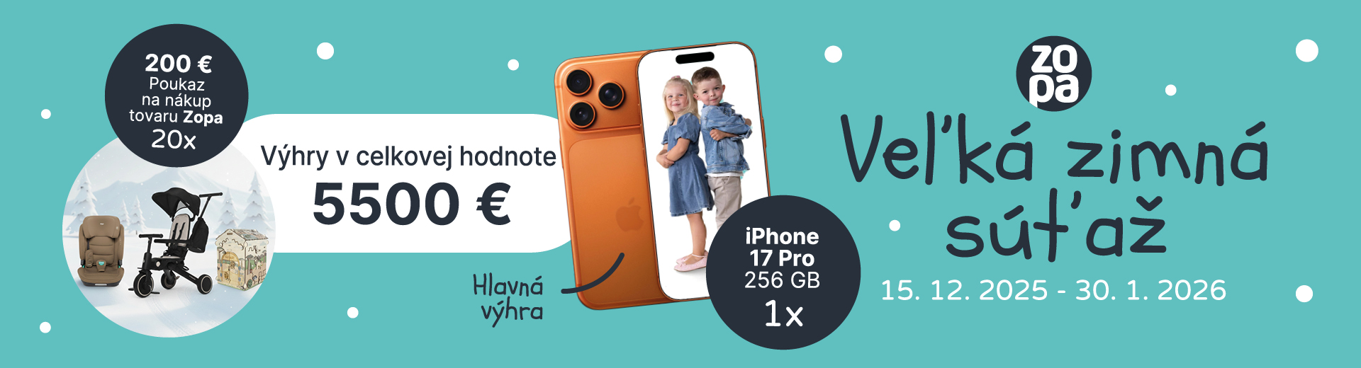 Veľká zimná súťaž so značkou ZOPA