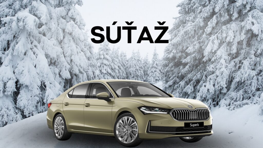Vyhrajte auto Škoda Superb s plnou nádržou na celý týžd