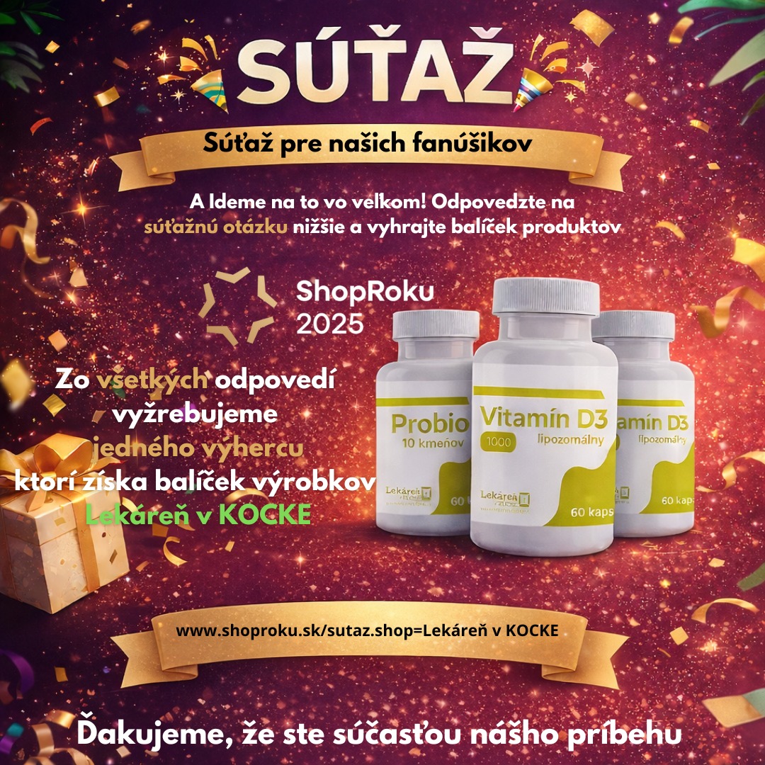 Súťaž o produkty Lekáreň v KOCKE