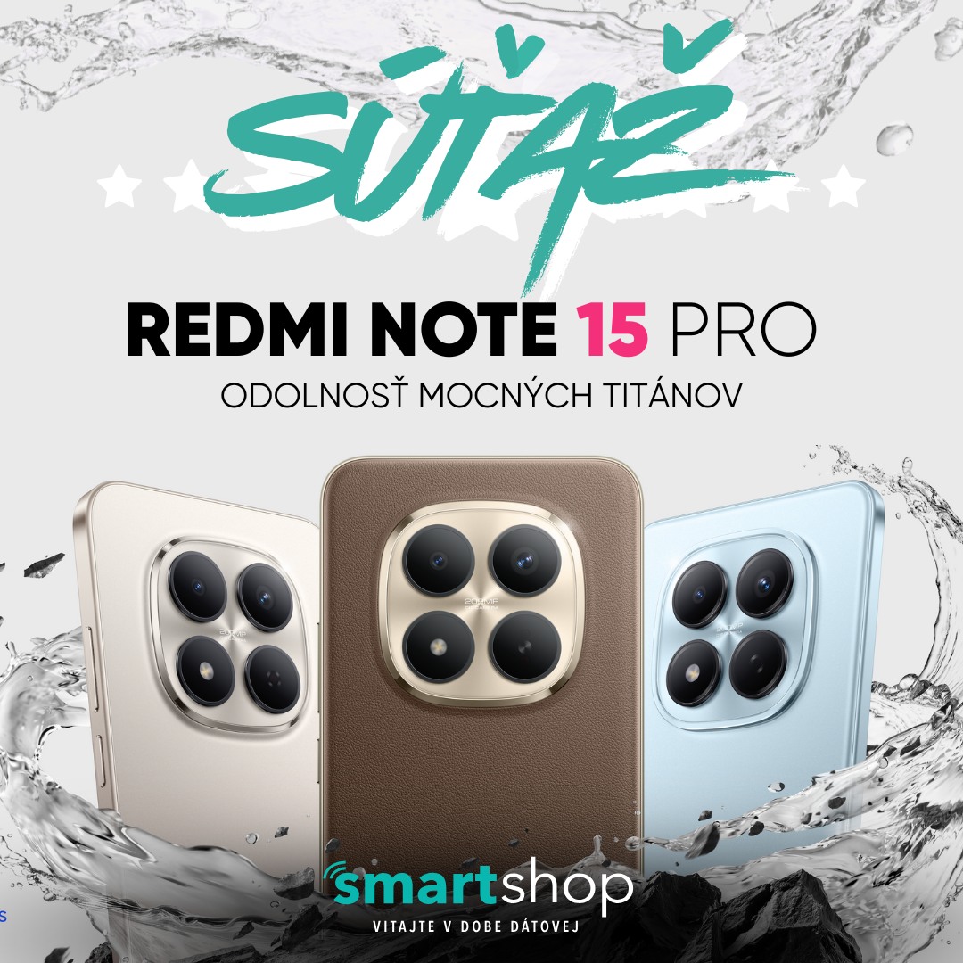 Súťaž o novinku Xiaomi Redmi Note 15