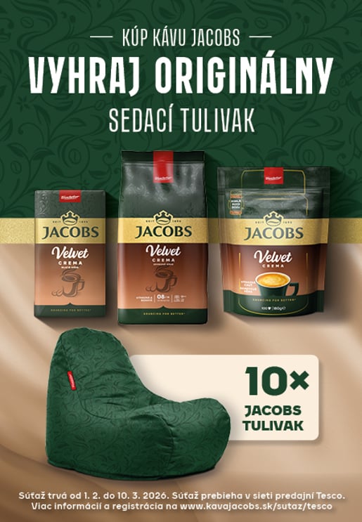 ZAPOJ SA DO ONLINE SÚŤAŽE O ORIGINÁLNY TULIVAK JACOBS S