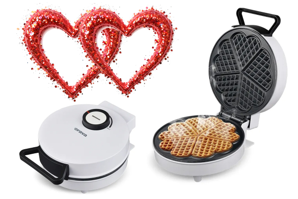 Vyhrajte vafľovač Orava W-01 v tvare romantického srdca
