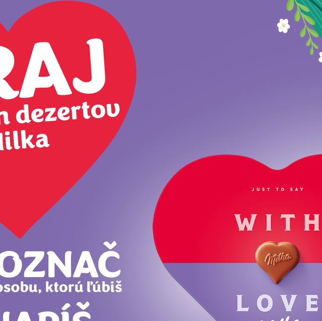 Súťaž o jeden z 10 kartónov Milka dezertov