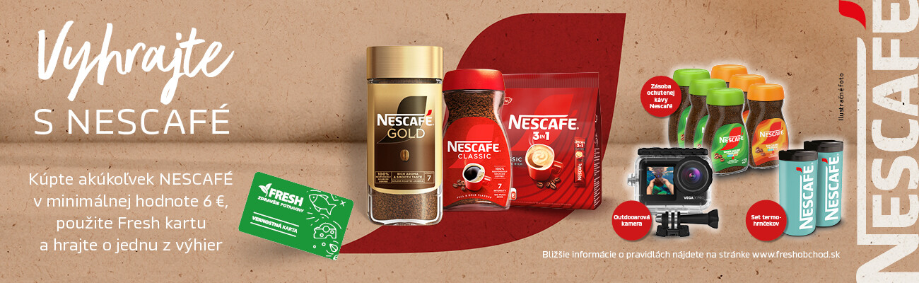 Kúp Nescafé a vyhraj