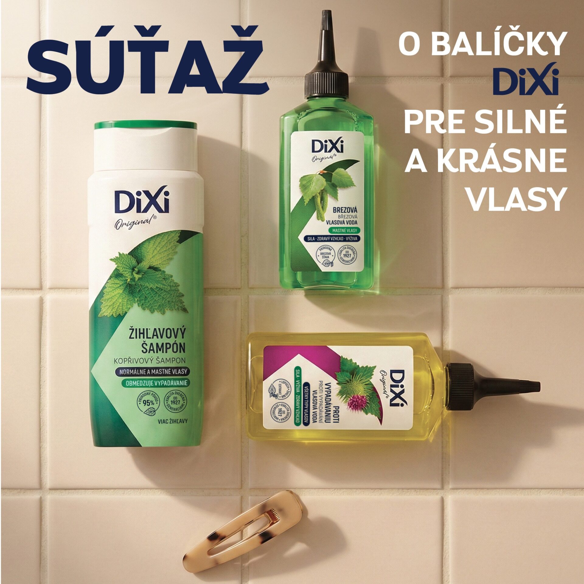 Súťaž o 4 balíčky redizajnovaných šampónov a vlasových 