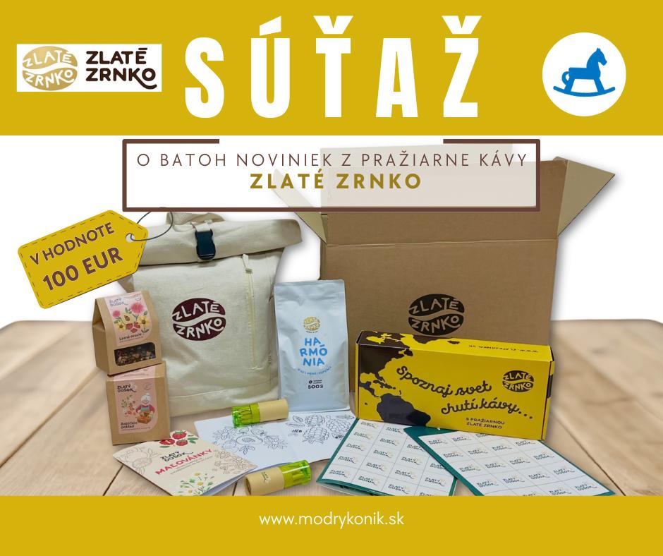 Vyhraj veľký batoh noviniek z pražiarne kávy Zlaté Zrnk