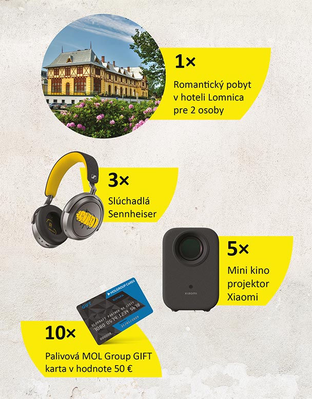 Súťaž o romantický pobyt pre dve osoby a ďalšie skvelé 