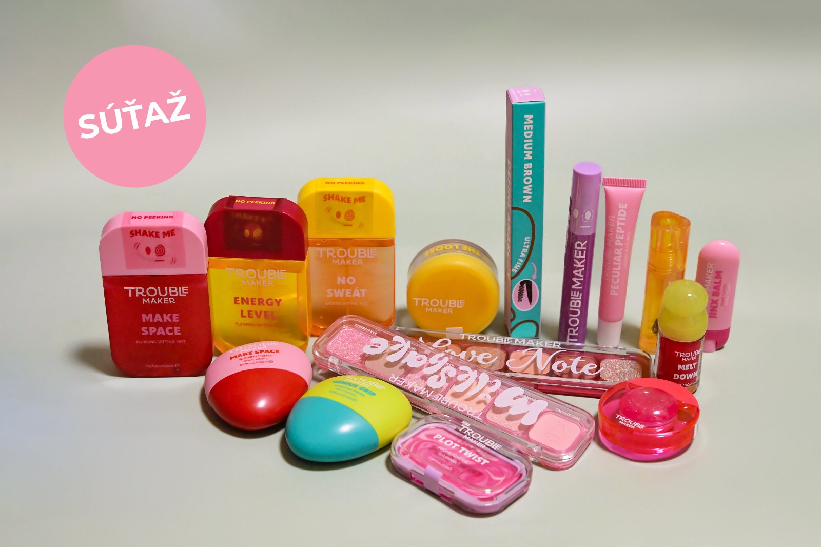 Súťaž o balíček dekoratívnej kozmetiky Trouble Maker