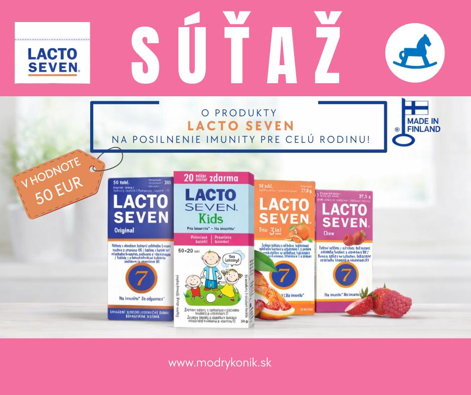 Vyhrajte kvalitné LACTO SEVEN proudukty pre celú rodinu