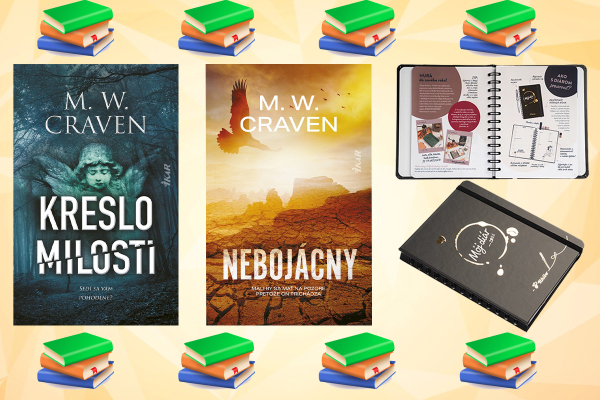 Marcová súťaž o knihy od autora M. W. Cravena a Môj diá