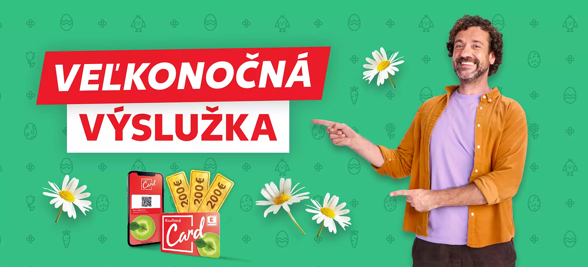 Veľkonočná výslužka o 500x nákupnú poukážku Kaufland v 