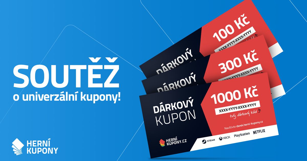 Vyhrajte jeden z univerzálních kuponů od Herní-kupony.c