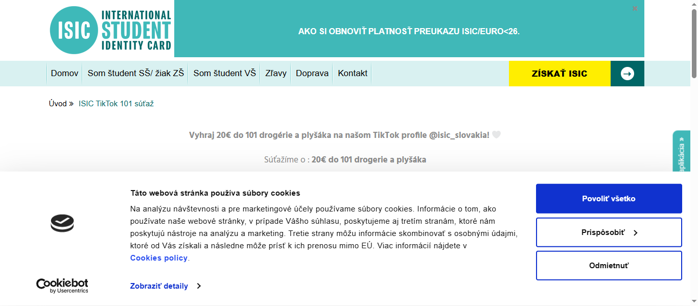 Vyhraj 20€ do 101 drogérie a plyšáka na TikTok