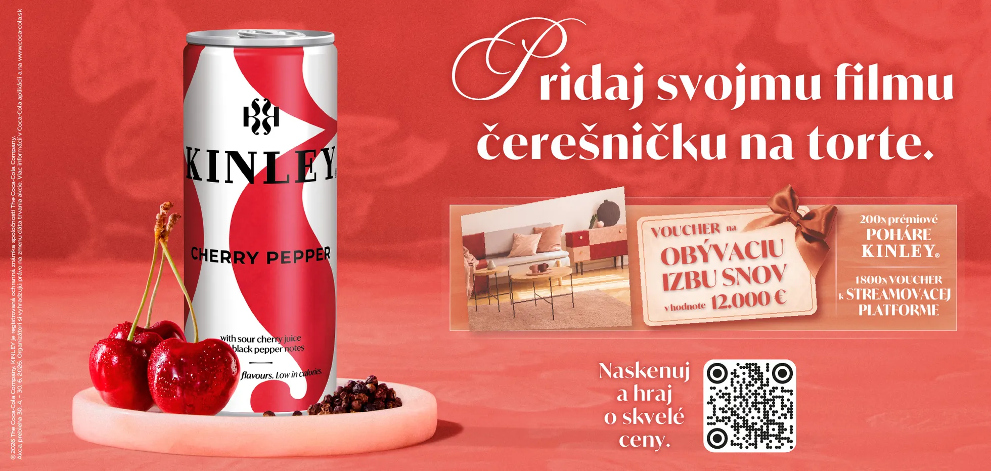 Hraj s Kinley o novú obývačku v hodnote 12.000 €