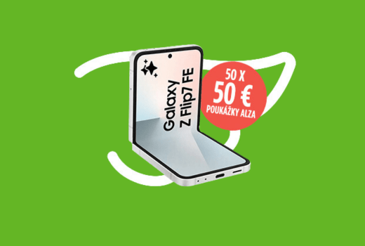 Hrajte o 50 € poukážky Alza a skladací smartfón
