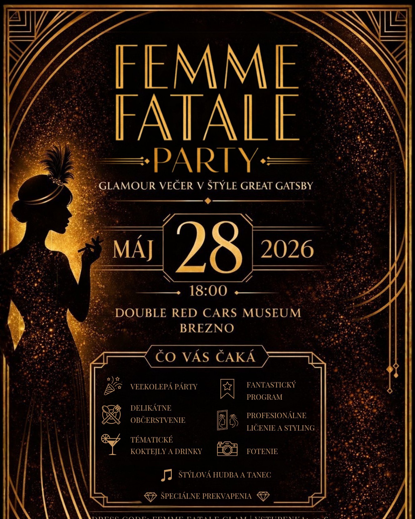 Súťaž o 2 vstupenky na FEMME FATALE PARTY