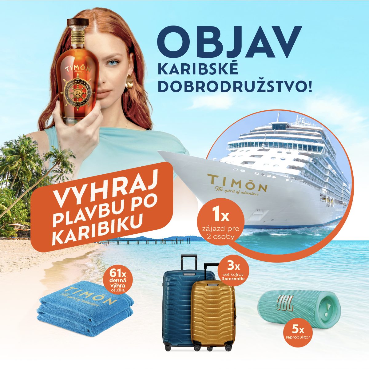 Vyhrajte nezabudnuteľnú plavbu po Karibiku pre 2 osoby