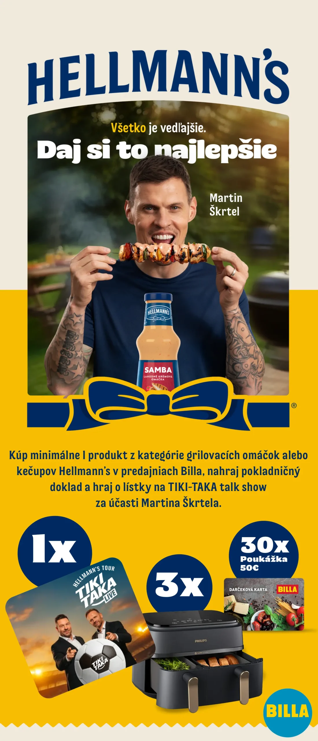 HELLMANN’S SÚŤAŽ BILLA