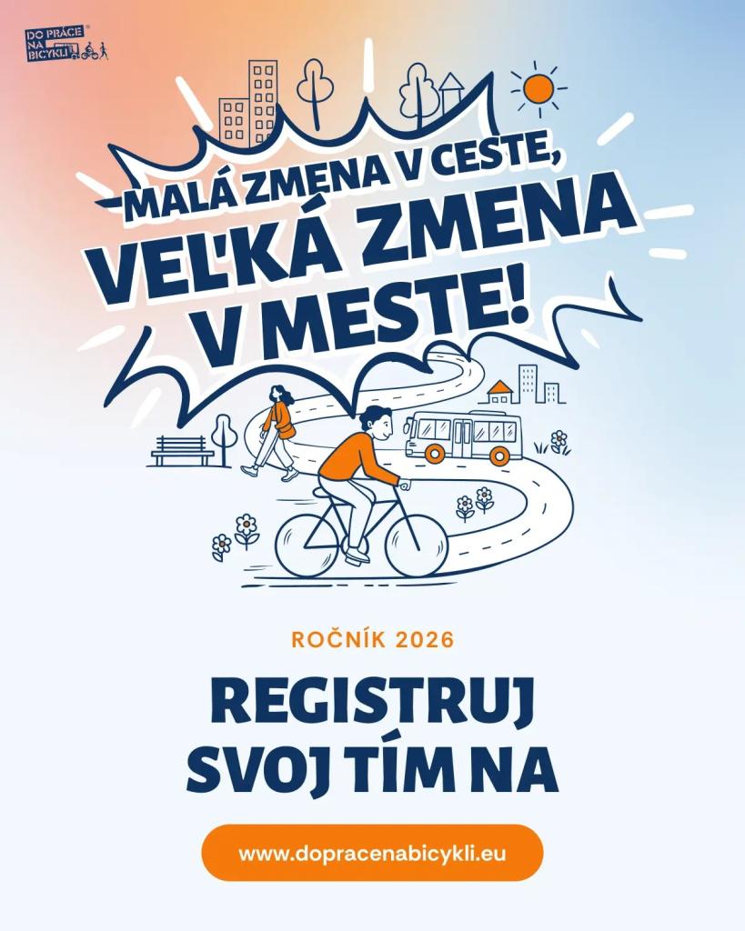 Súťaž o najlepšieho cyklistu: Do práce na bicykli!