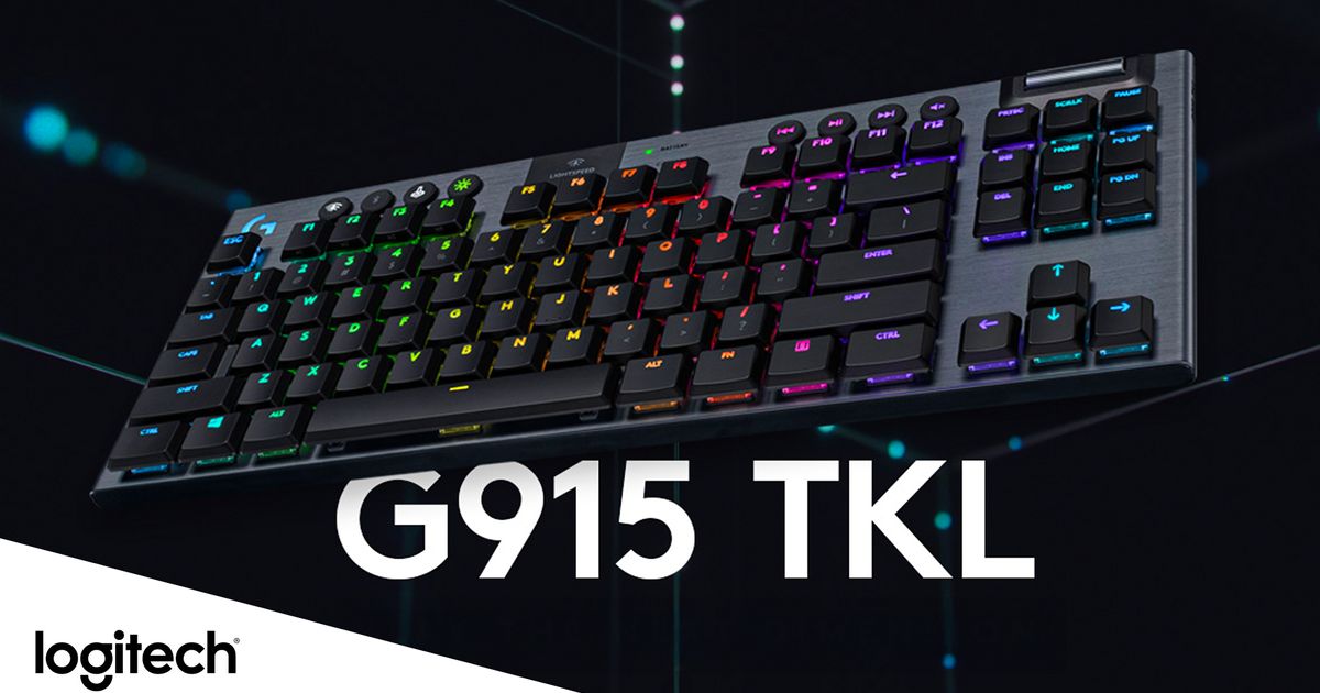 Vyhrajte Logitech G915 X LIGHTSPEED TKL, tenkou mechani