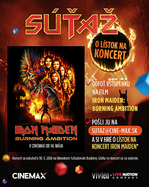 Vyhraj lístky na koncert Iron Maiden v Bratislave