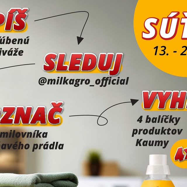 Súťaž o 4 balíčky produktov KAUMY