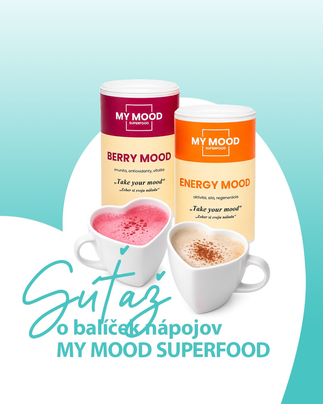Súťaž o funkčné nápoje MY MOOD SUPERFOOD