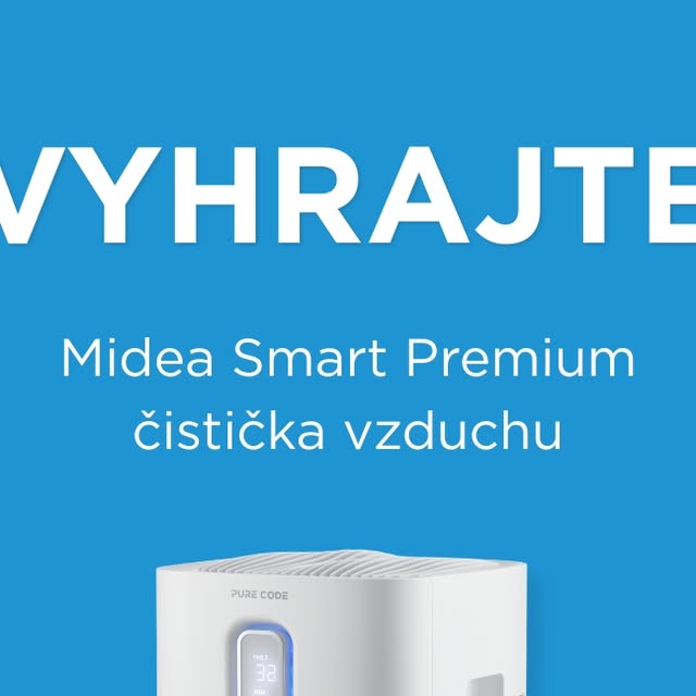 Hrajte s nami o Midea Smart Premium čističku vzduchu