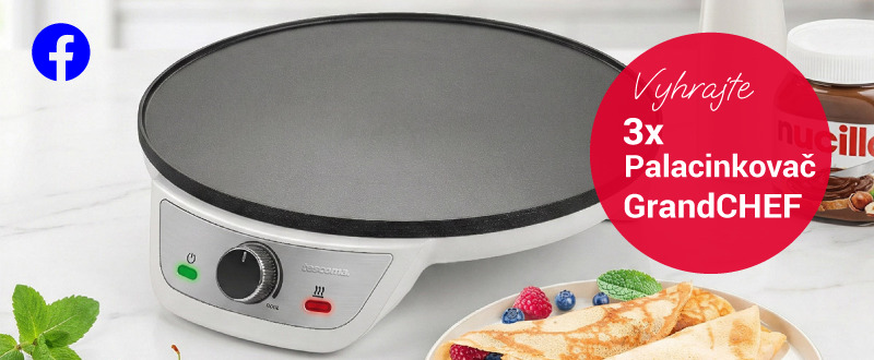 Súťaž o 3x Palacinkovač GrandCHEF