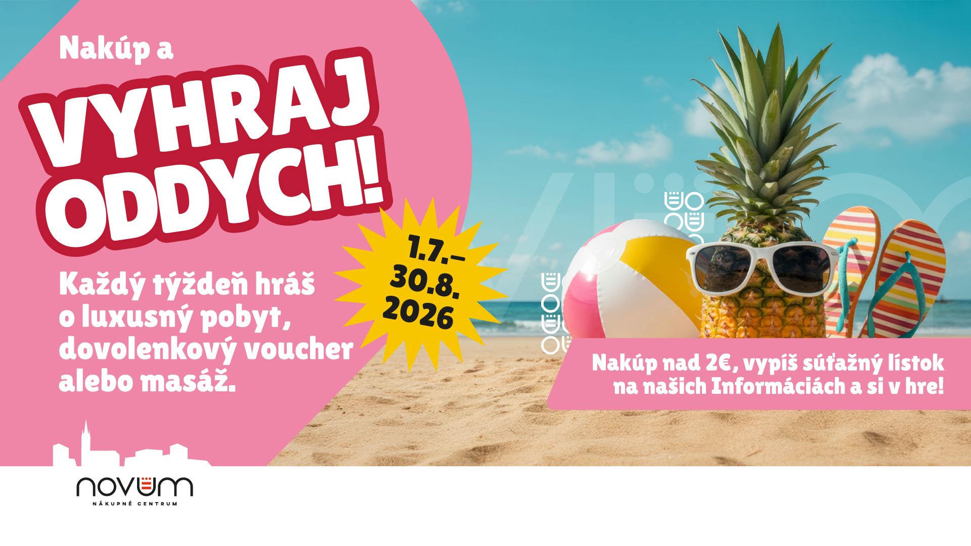 Nakúp a Vyhraj oddych s Novmom ☀️