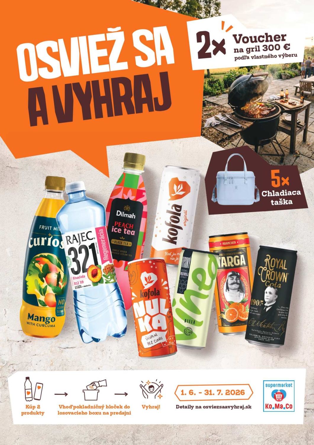 Osviežujúca grilovačka s Kofolou