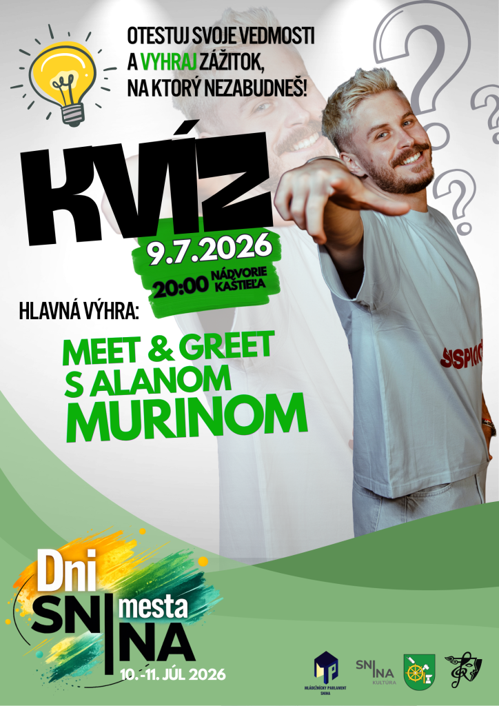 Ukáž svoje vedomosti a vyhraj stretnutie s Alanom Murinom!